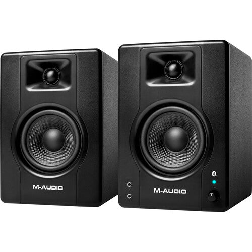 M-Audio BX4PAIRBTXUS - 4.5” Black Kevlar® 120-Watt Multimedia Reference Monitors with Bluetooth