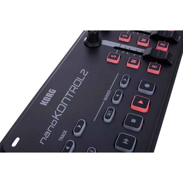 Korg nanoKONTROL2 Slim-Line USB MIDI Controller - Black – Music