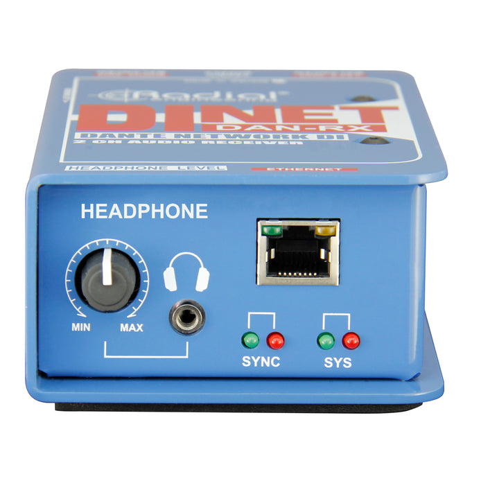 Radial DiNET DAN-RX 2-Channel Dante Network Receiver