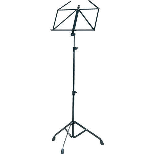 K&M 107 Music Stand with Leg Stability (Black)