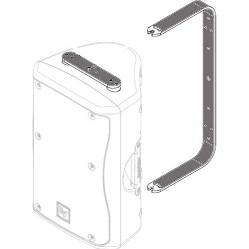 Electro-Voice MB3-B - Wall / Ceiling Mount Speaker Bracket (Black)