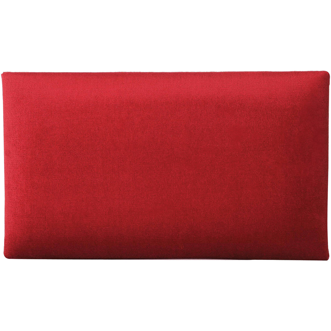 K&M 13802 Seat Cushion - Velvet (Red)
