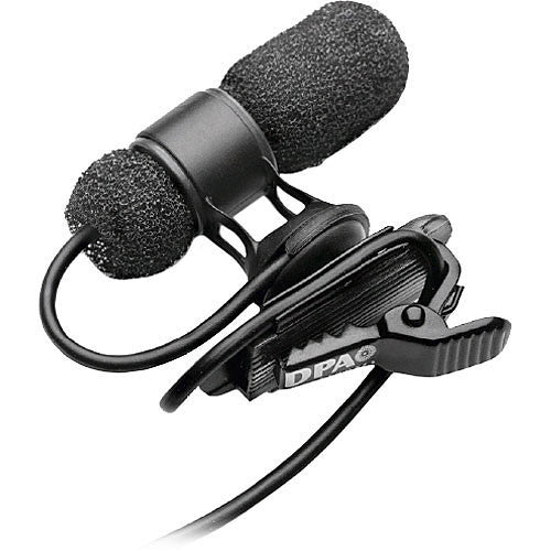 DPA Microphones 4080 CORE Cardioid Lavalier Microphone w/ TA4F Adapter for Shure Transmitters - Black