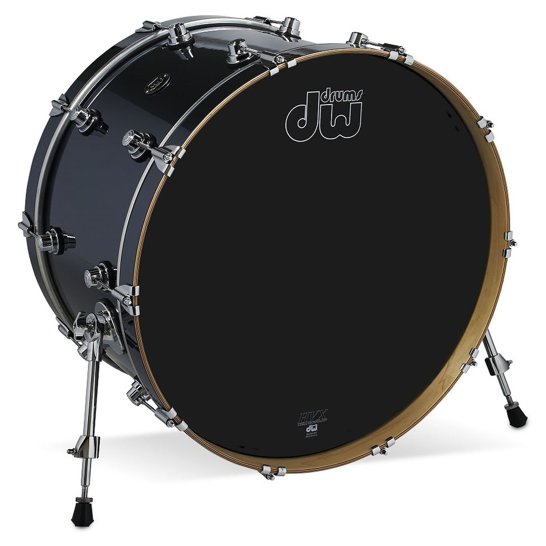 DW Performance Series Bass Drum 14x24 Finish Ply - Chrome Shadow
