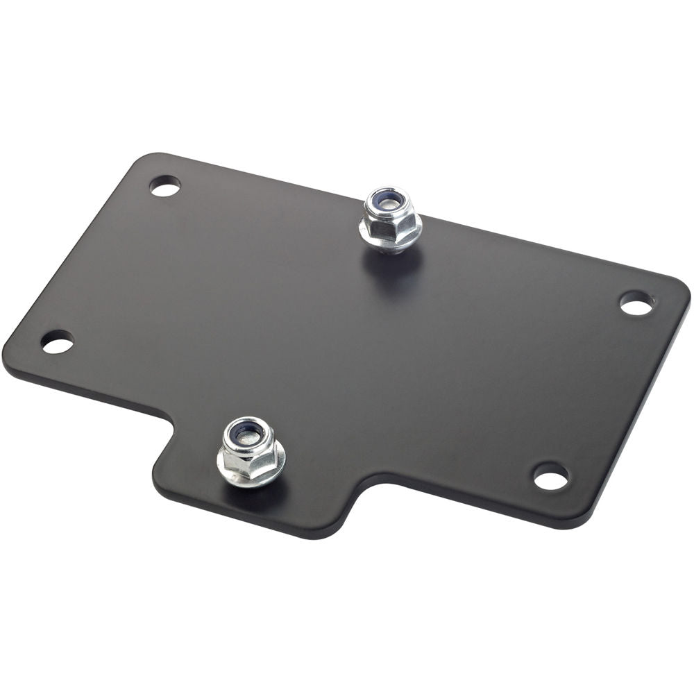 K&M 24357 Adapter Panel 4 (Black)