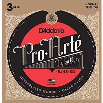 D'Addario EJ45-3D - 3-PACK PRO-ARTE CLR/SILVR NORM