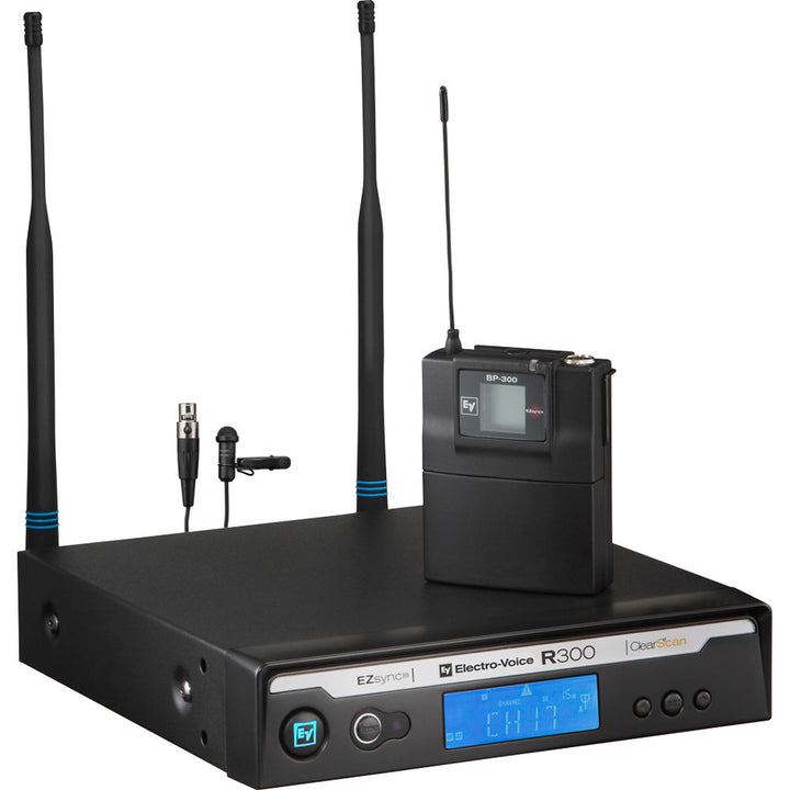 Electro-Voice R300-L - Wireless Lapel Microphone System (A Range) - Music City Canada
