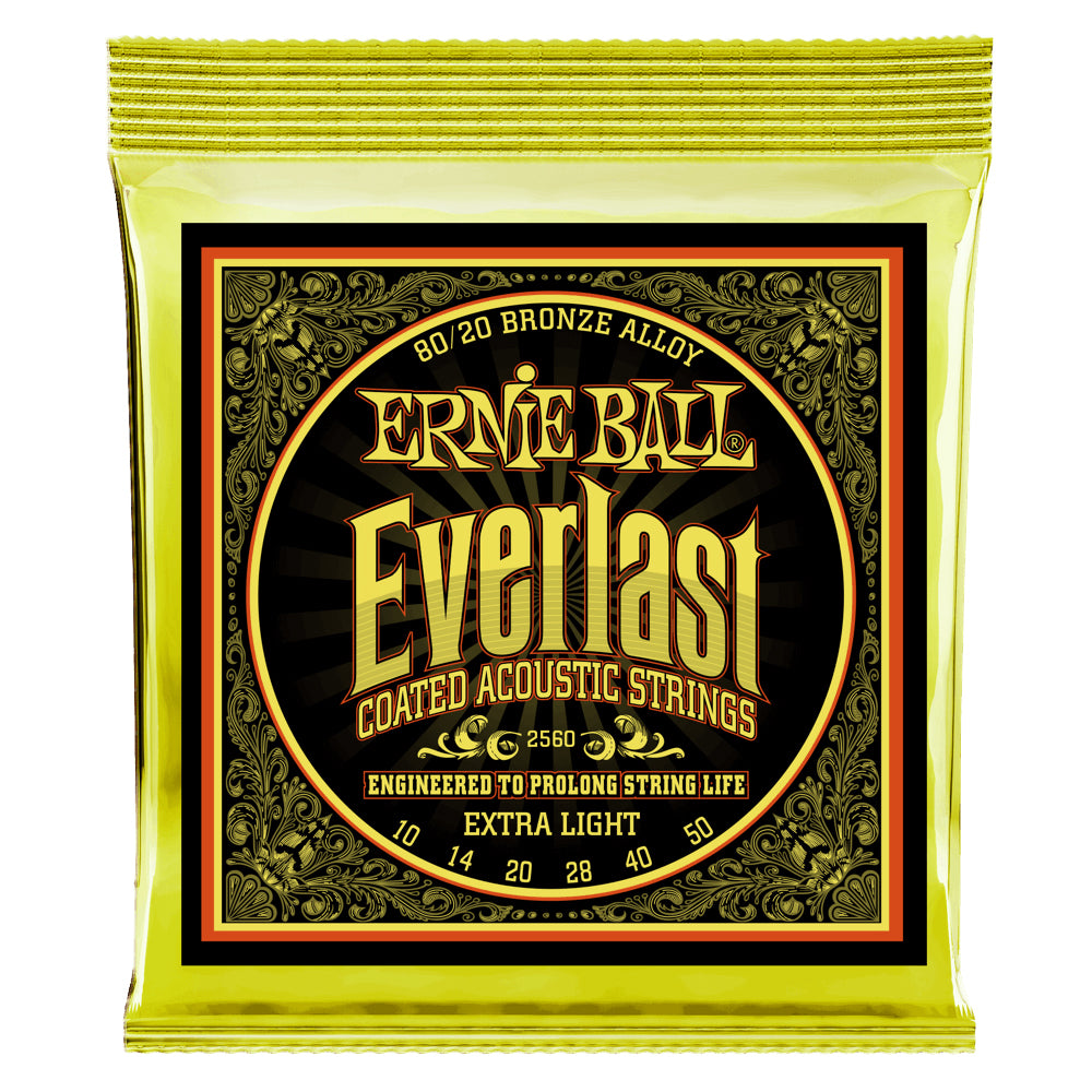 Ernie Ball 2560EB EVERLAST 80/20 EX LIGHT 10-50