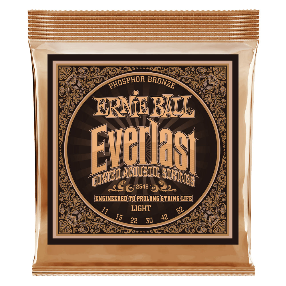 Ernie Ball 2548EB EVERLAST PHOSPHOR LIGHT 11-52