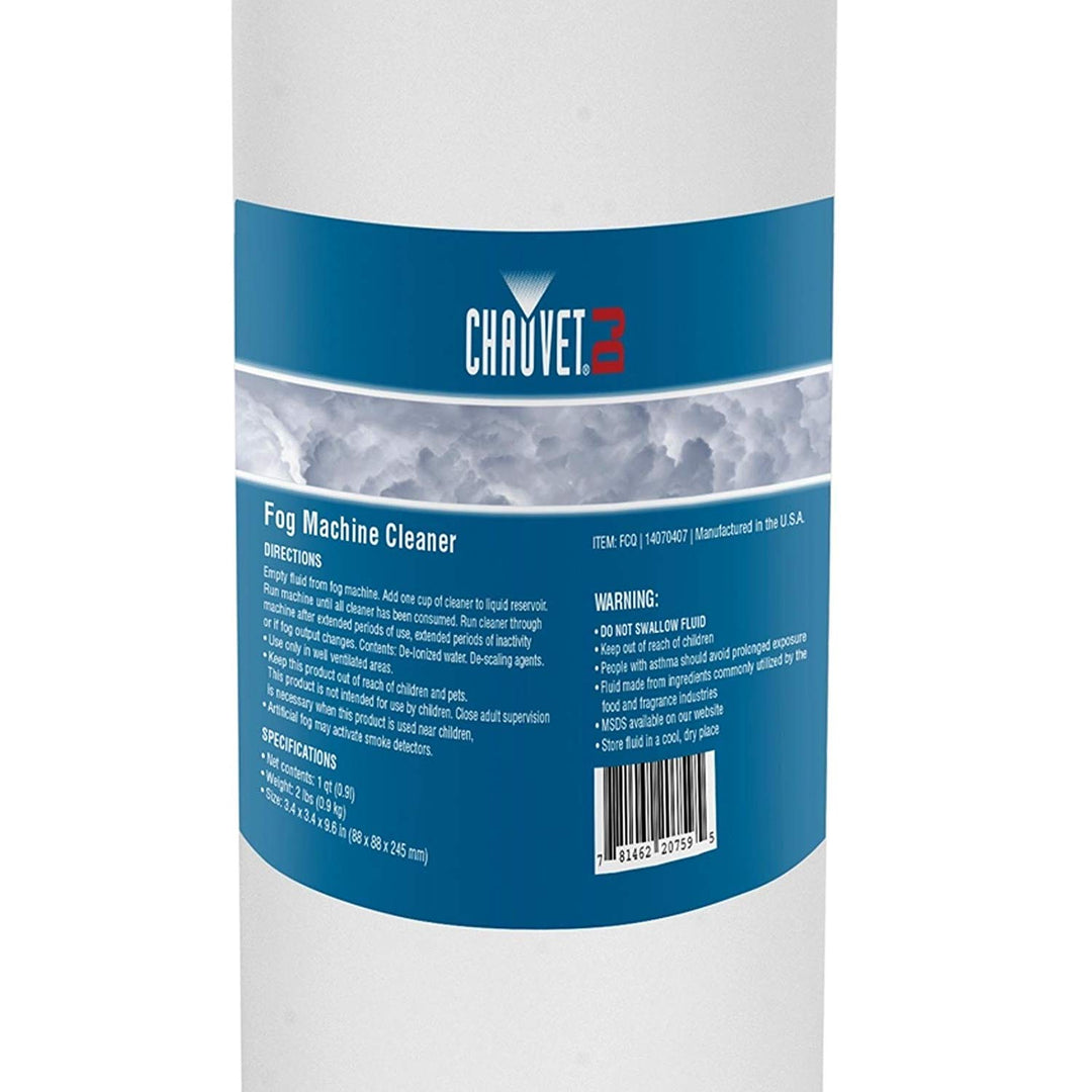 Chauvet DJ FCQ Fog Machine Cleaner Fluid (Quart)