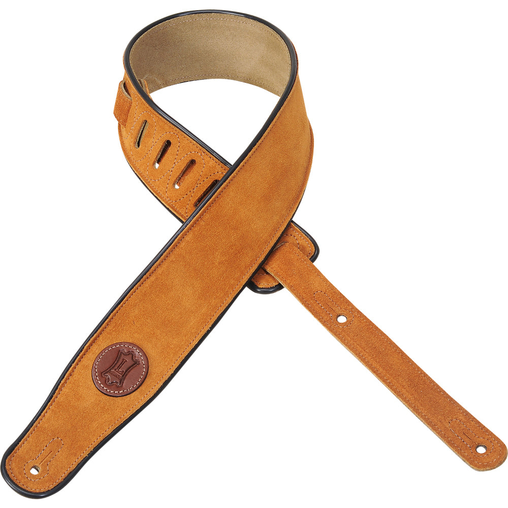 Levy's MSS3-HNY Suede Leather Guitar Straps
