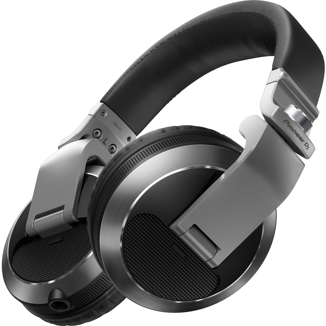 Pioneer DJ HDJ-X7 Professional Over-Ear DJ Headphones - Silver