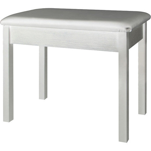On-Stage Keyboard Piano Bench - White