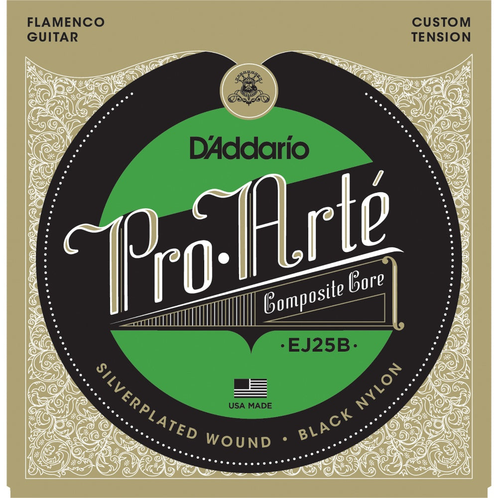 D'Addario EJ25B - SET PRO-ARTE BLK COMP FLAMENCO