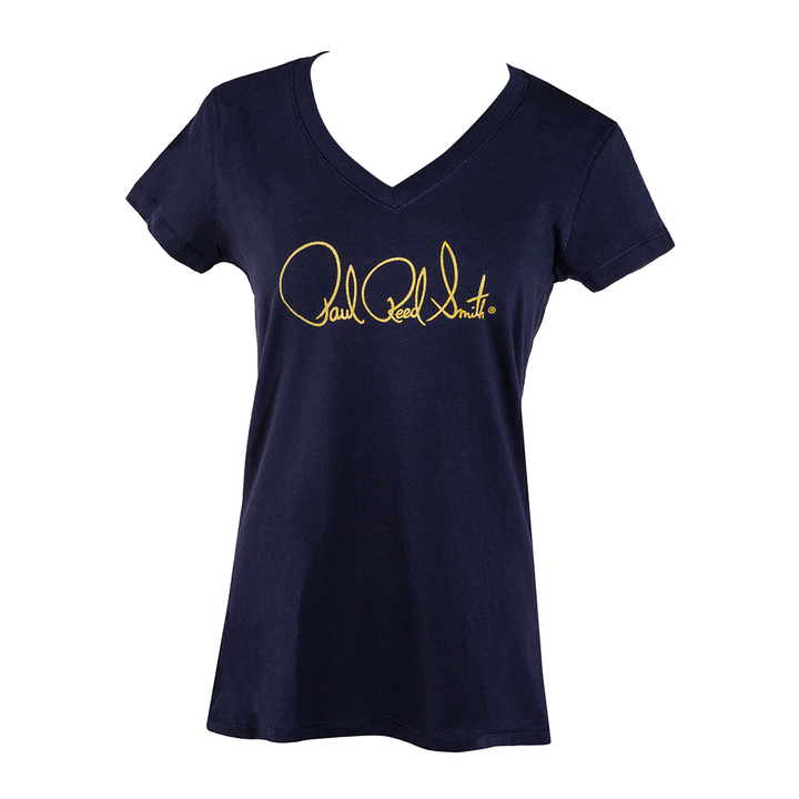 PRS Women's Tee, Short-Slv, PRS Signature Logo - Navy Blue