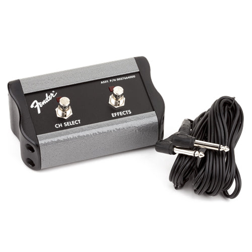 Fender Amp Footswitch 2-Button Channel FX Switch Pedal - 1/4” Jack