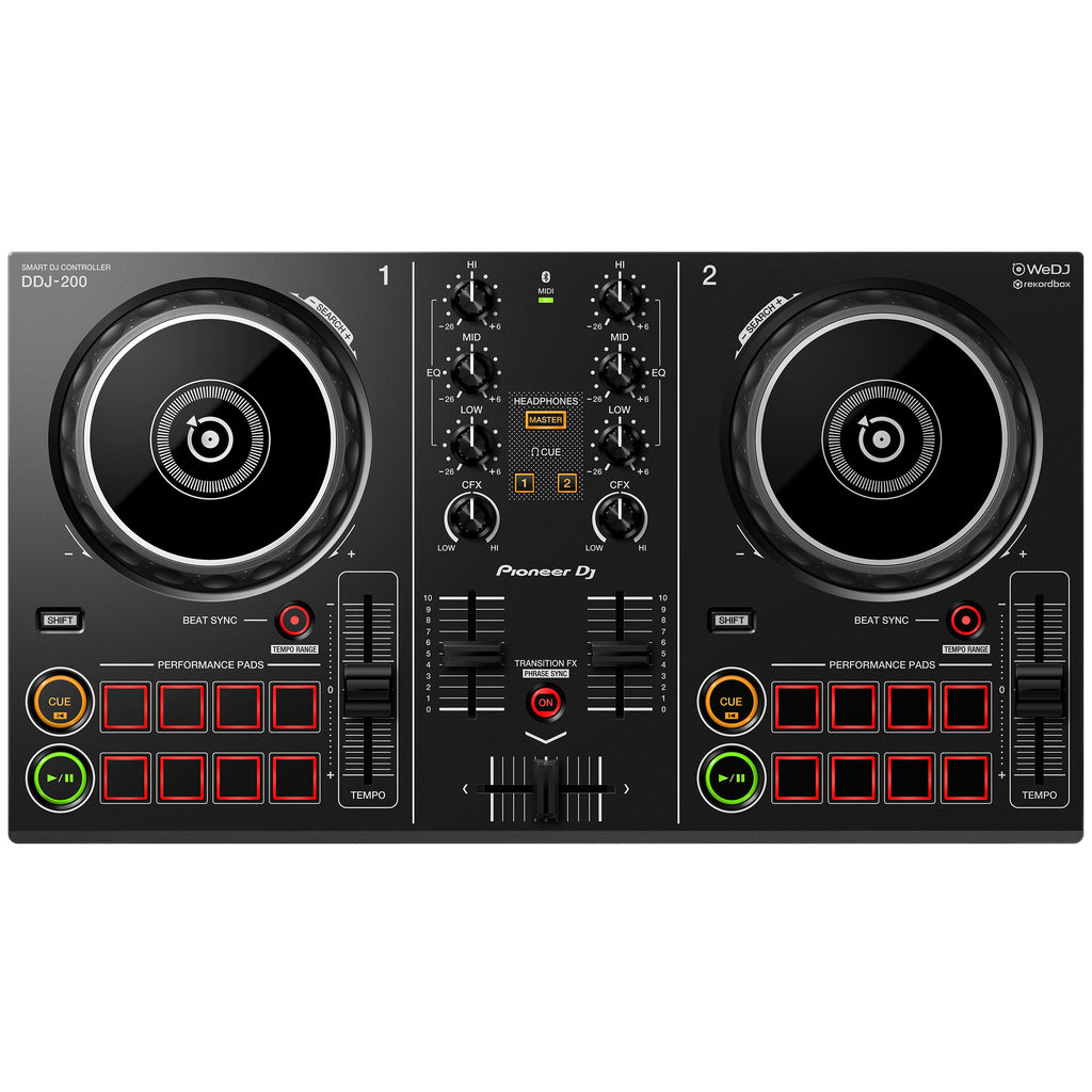 Pioneer DJ DDJ-200 Portable 2-Channel Smart DJ Controller