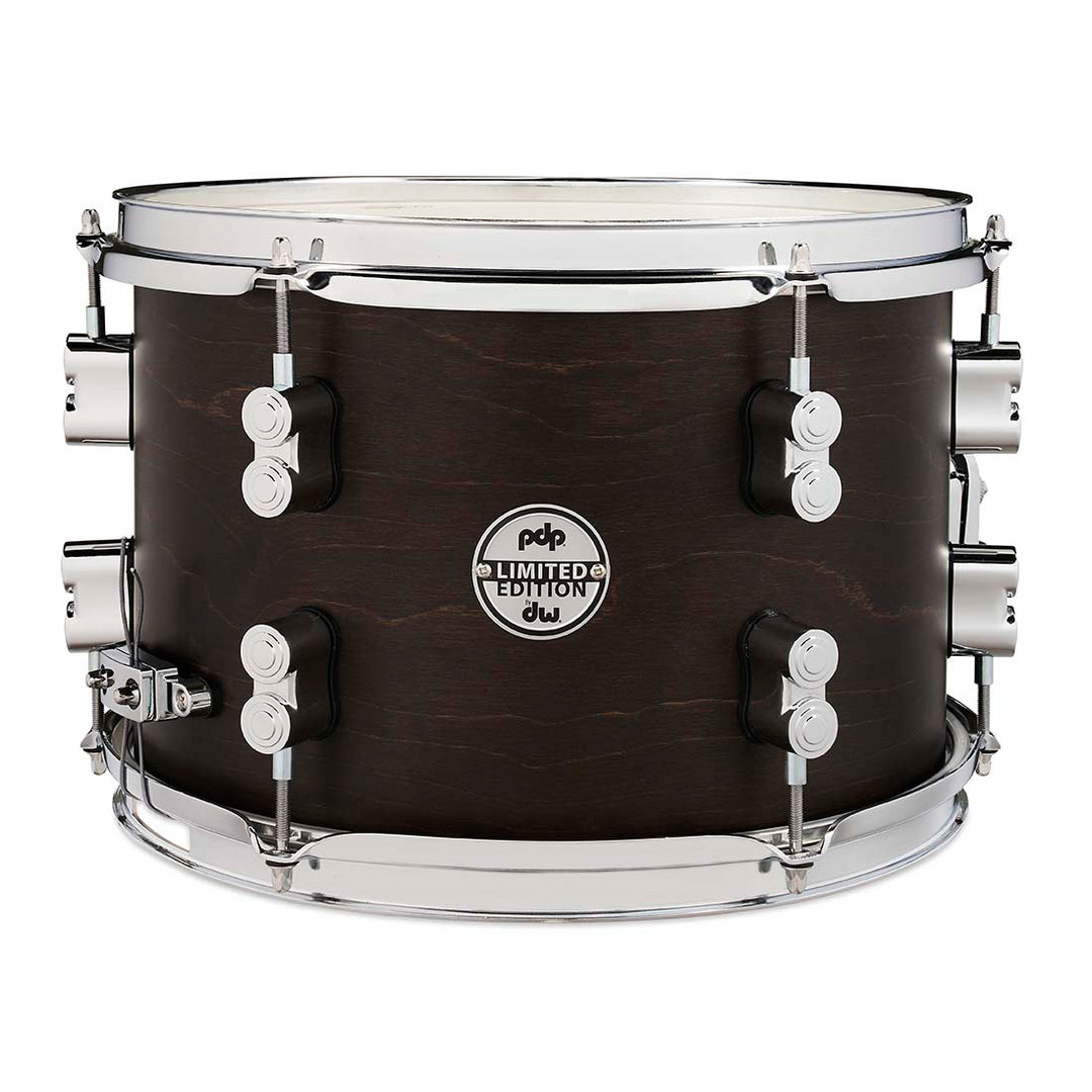 PDP Concept Maple 8x12 Dry Snare Drum w/ Chrome Hardware - Satin Walnut Stain