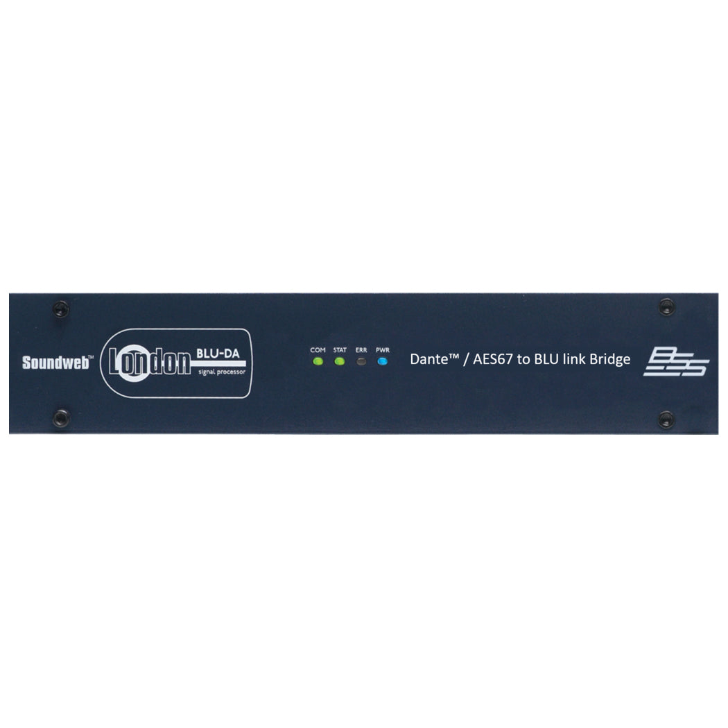 BSS BLU-DA (BLU-DAN) Dante - AES67 to BLU link Bridge