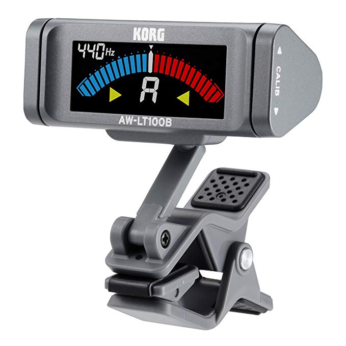 Korg AWLT100B Chromatic Clip-On Tuner for Bass - Black