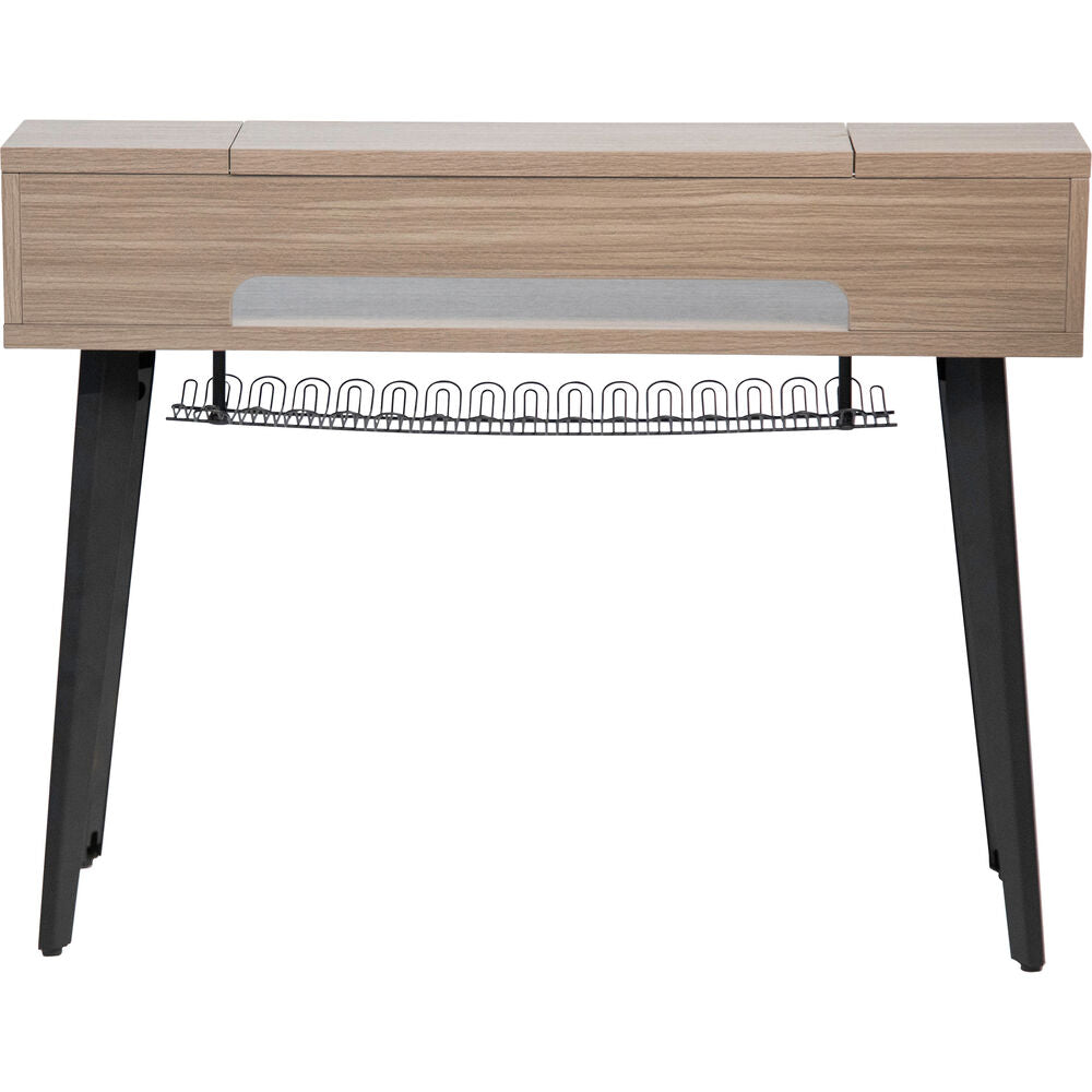 Gator Elite Furniture Series 61-Note Keyboard Table - Driftwood Gray