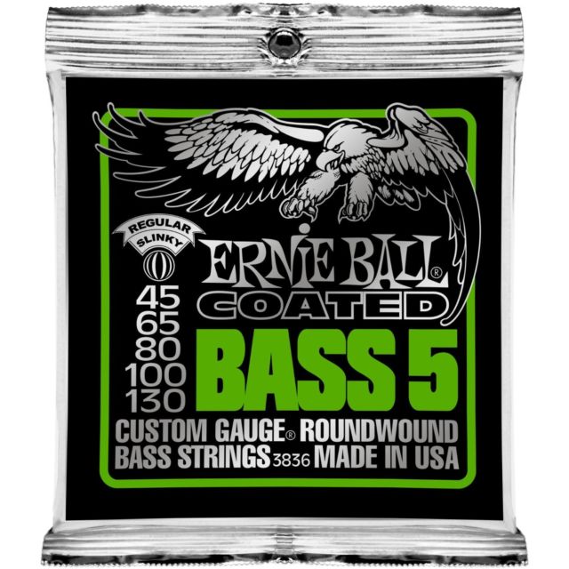 Ernie Ball 3836EB COAT BASS 5 STR SLINKY 45-130