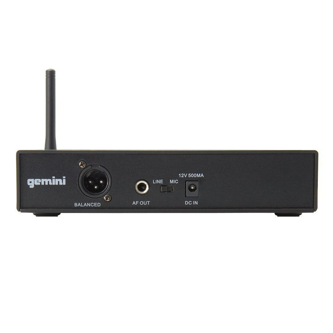 Gemini UHF-6100M Single-Channel UHF Wireless Microphone System - Handheld Vocal
