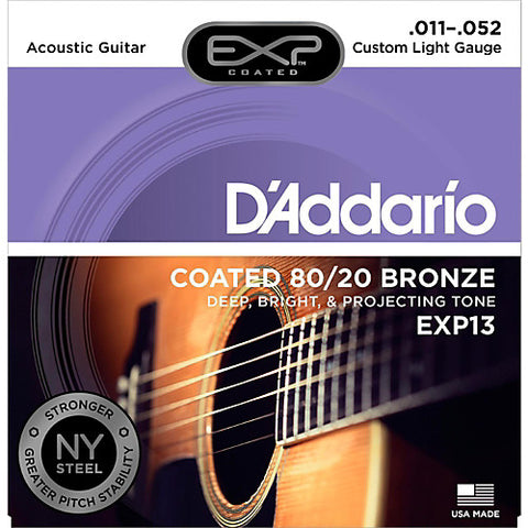 D'Addario EXP13 - SET ACOUS EXP 80/20 CUS LITE