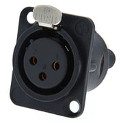 Neutrik NC3MD-S-1-B - Male Panel Screw Terminal