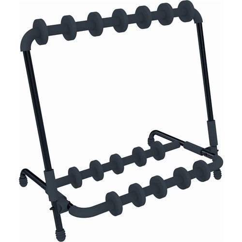 Quiklok GS350BB Multiple Guitar Stand (4-cradle acoustic, 6-cradle electric)