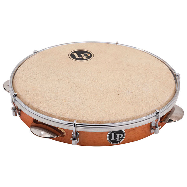 LP LP3010N - 10” Wood Pandeiro w/ Natural Head