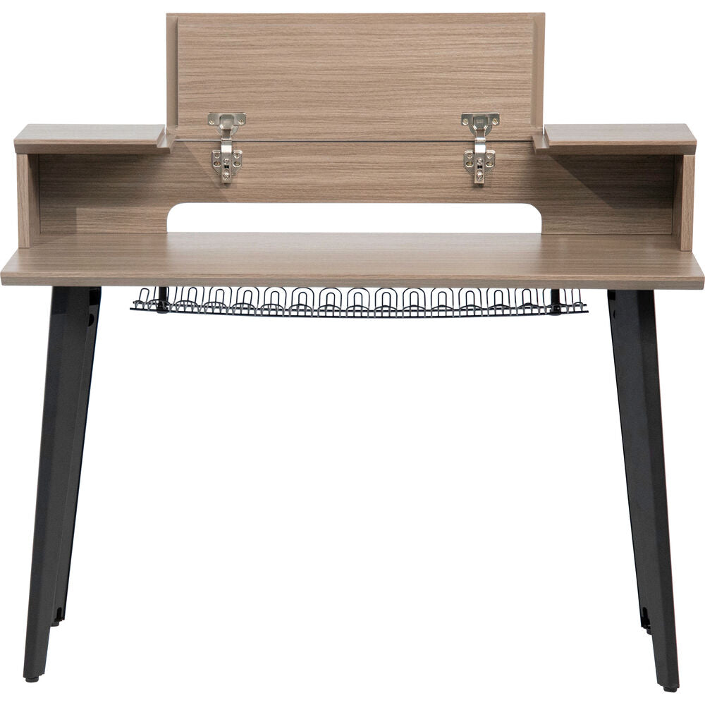 Gator Elite Furniture Series 61-Note Keyboard Table - Driftwood Gray