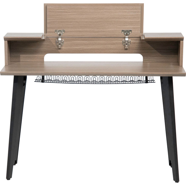 Gator Elite Furniture Series 61-Note Keyboard Table - Driftwood Gray