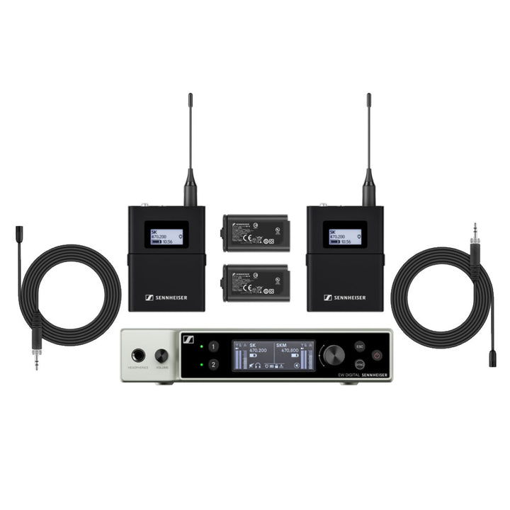 Sennheiser EW-DX MKE 2 SET Digital wireless lavalier set.