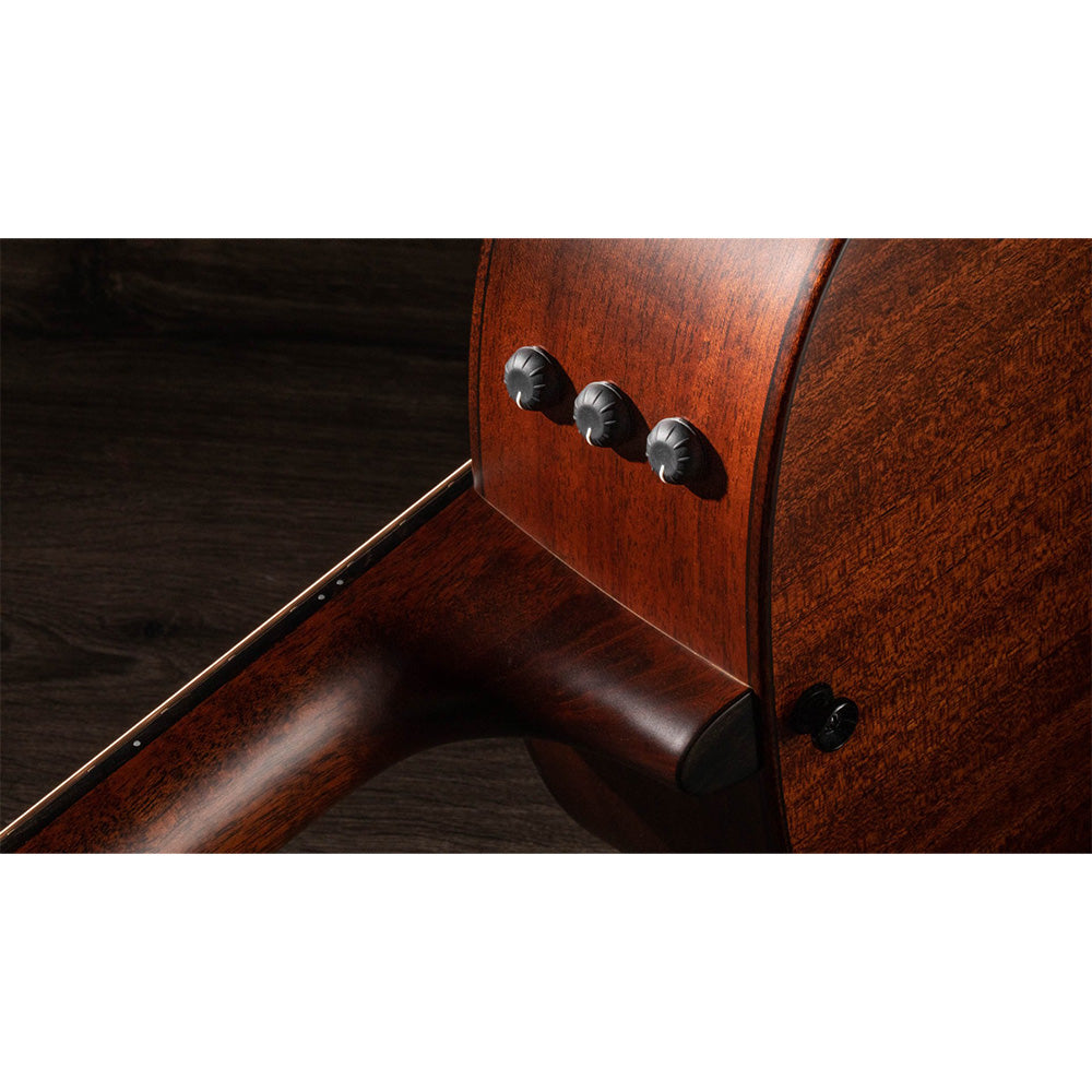 Taylor Guitars Builder's Edition 517e WHB, West African Crelicam Ebony Fretboard, Expression System ® 2 Electronics, Non-cutaway with Taylor Deluxe Hardshell-Western Floral Case