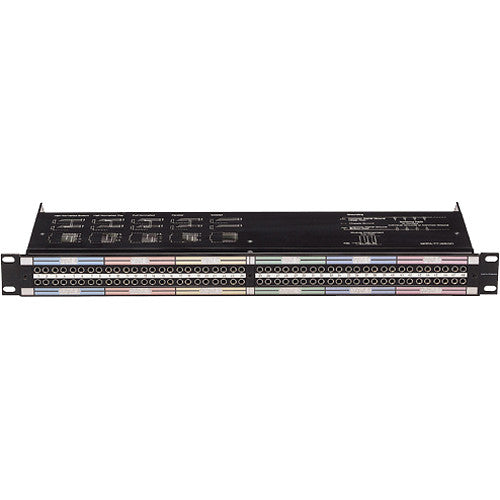 Neutrik NPPA-TT-PT-P - 2 x 48 TT Bantam Patch Bay Norm Parallel - Push Terminal