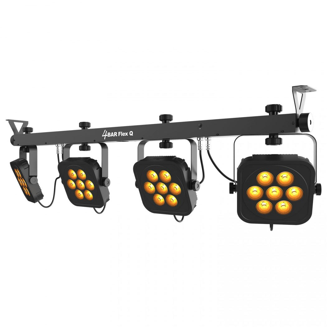 Chauvet DJ 4BAR Flex Q Stage Lighting Bar System w/ 4x Pars