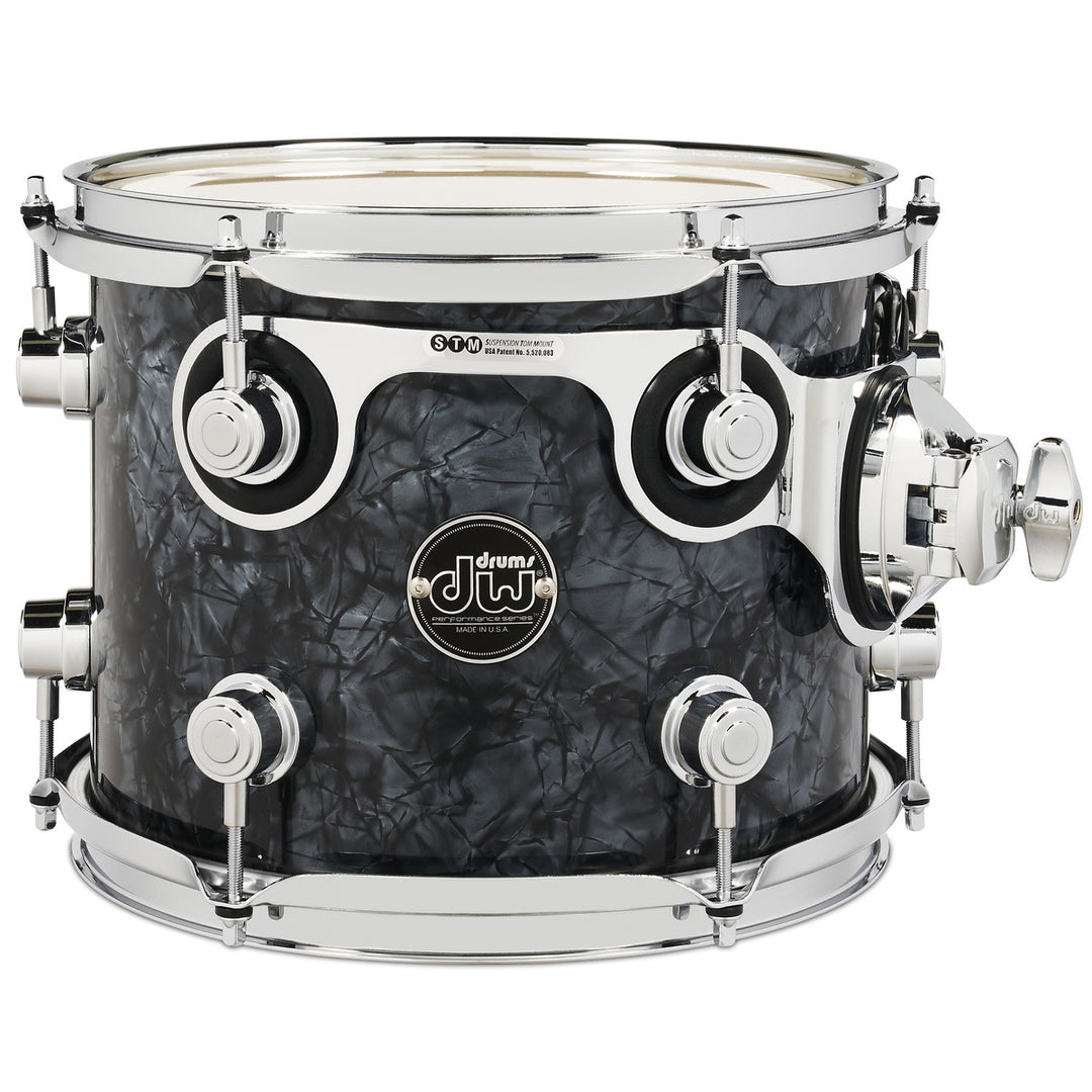 DW Performance Series Tom Tom 8x10 Finish Ply - Black Diamond