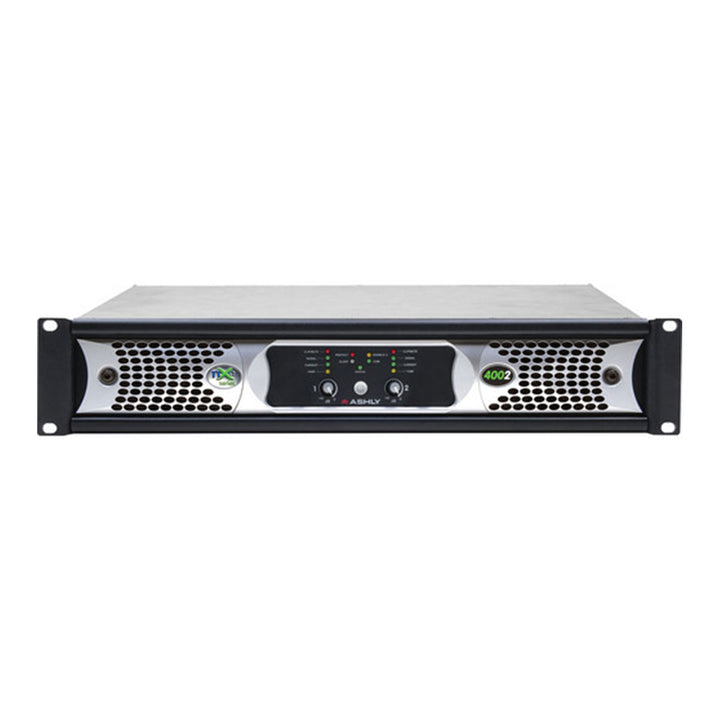 Ashly nXe Series NXE4002 2-Channel 400W Power Amplifier with Programmable Outputs & Ethernet Control
