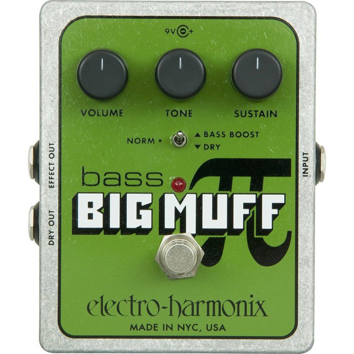 Electro-Harmonix BASS BIG MUFF PI Distortion Sustainer Guitar Pedal