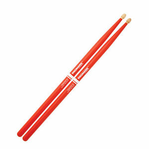 Promark RBH565AW-ORANGE-Promark Rebound 5A Acorn Tip Orange Drumsticks