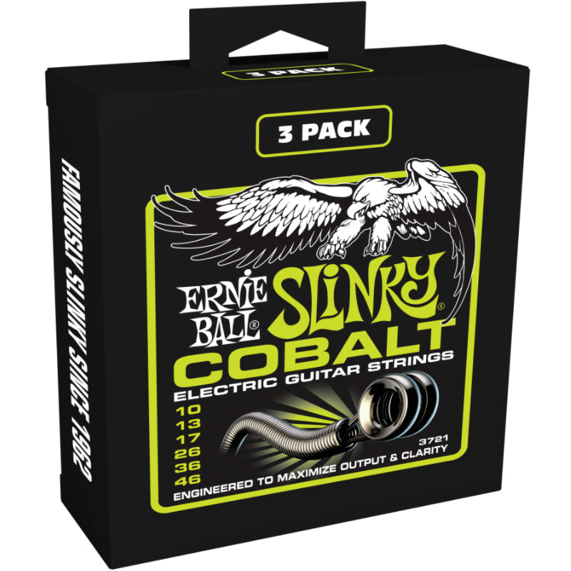 Ernie Ball 3721EB REGULAR SLINKY COBALT 3 PACK