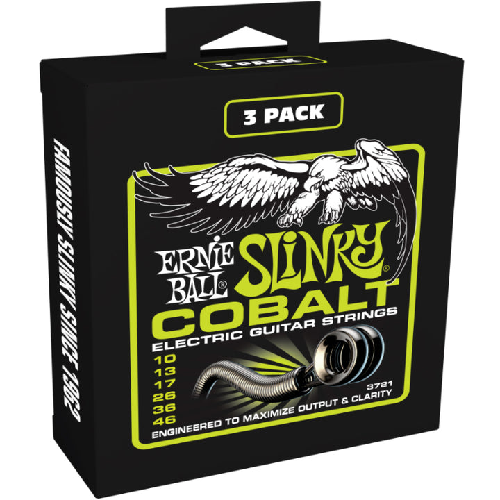 Ernie Ball 3721EB REGULAR SLINKY COBALT 3 PACK