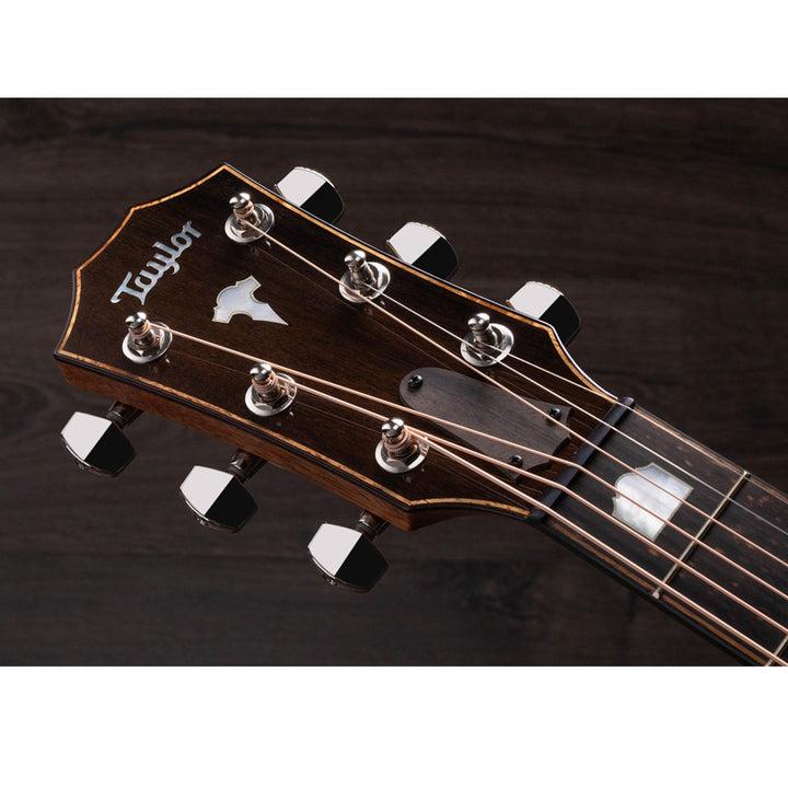 Taylor Guitars 818e, Indian Rosewood Back and Sides, West African Crelicam Ebony Fretboard, Expression System ® 2 Electronics with Taylor Deluxe Hardshell-Western Floral Case
