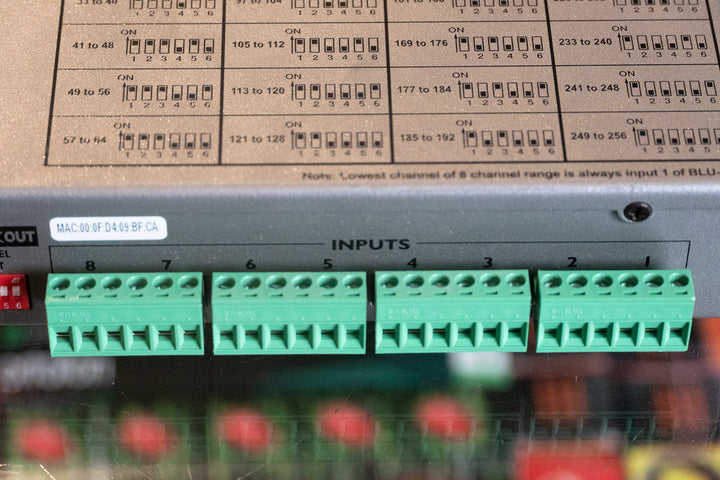 BSS BLU-BIB 8-channel analog break-in box w/ BLU link  (half rack width) (Demo)
