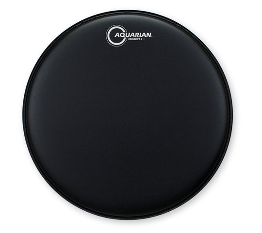 Aquarian CT12BK- Concert 5 Batter Snare Drumhead/Black