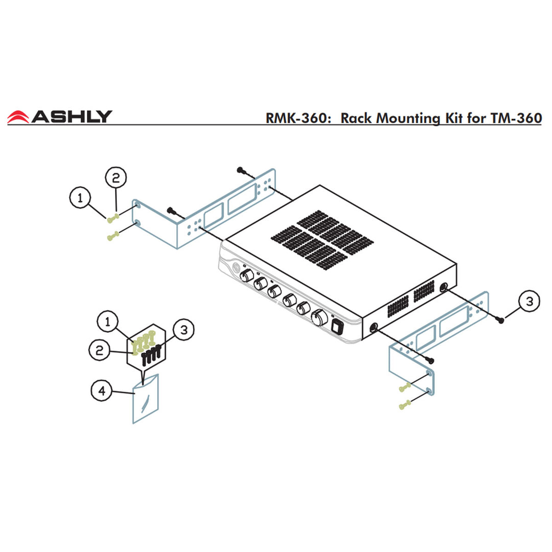 Ashly Rack Mounting Kit for TM-360