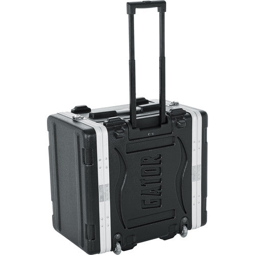 Gator GRR6L 6U Polyethylene, 19'' Roller Rack With Wheels, Pull-Out Handle