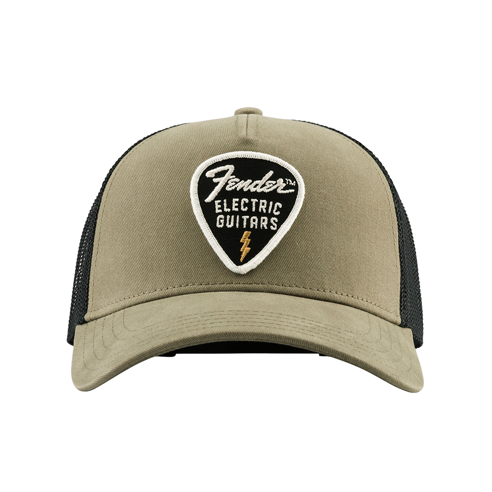 Fender Snap Back Pick Pitch Hat - Olive