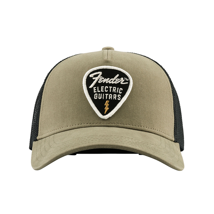 Fender Snap Back Pick Pitch Hat - Olive